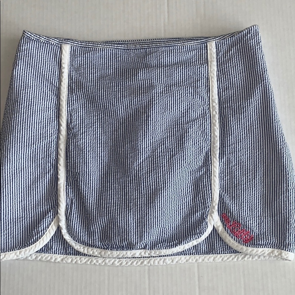 Lilly Pulitzer Cala Seer Sucker Skort